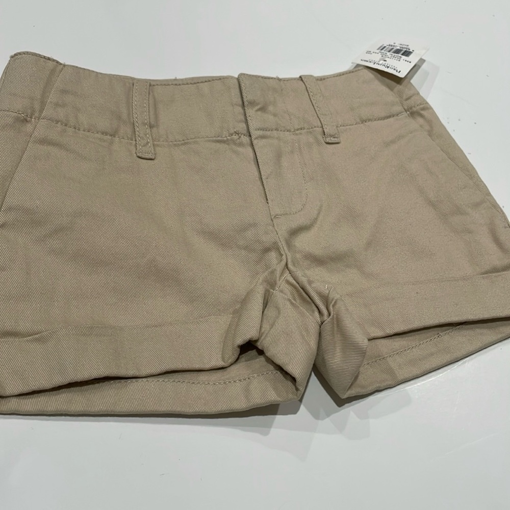 Khaki shorts girl Polo Ralph Lauren size 4T-New with tags